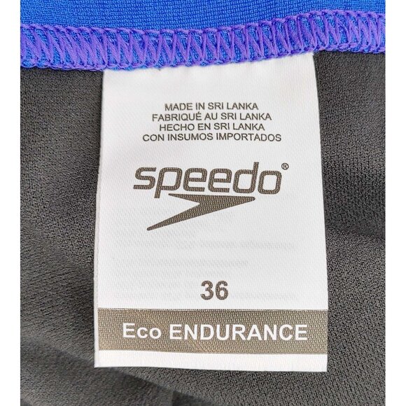 Speedo Men Cobalt Blue Endurance Solid one Brief Swimwear Size 36 NWT - Picture 5 of 7